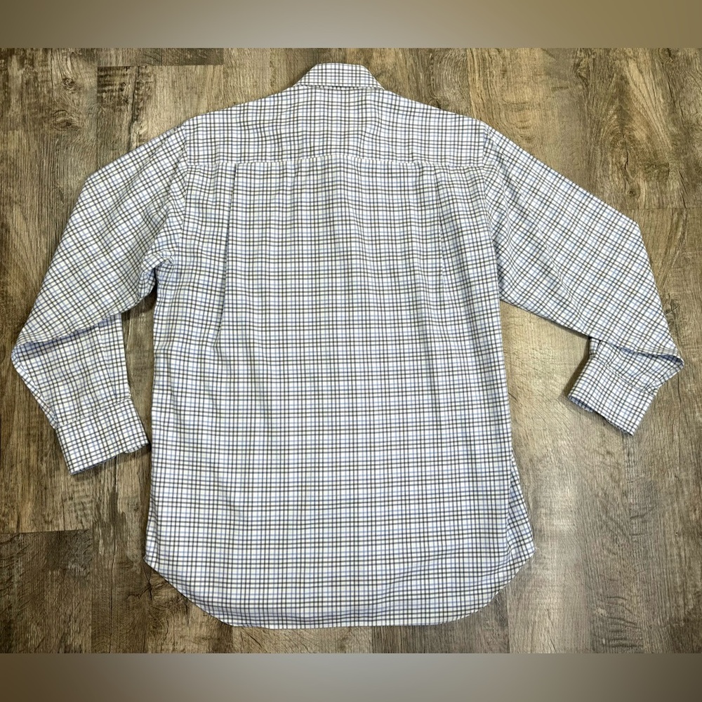 David Donahue 💎 Men’s Long Sleeve Dress Shirt Size 15 1/2  32/33 - Picture 11 of 14